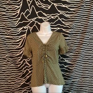 💚NWOT Michael Kors Polka Dot Blouse!💚